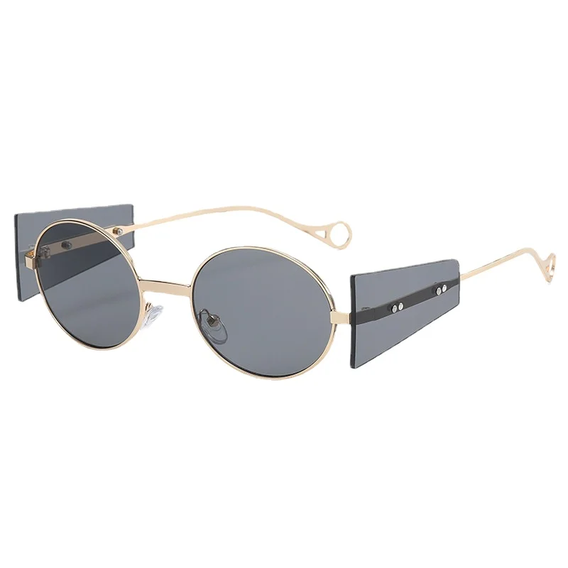 Metal Steampunk Sunglasses Men Women Fashion Oval Glasses Brand Design Side Lens Glasses High Quality Oculos De Sol
Metal Steampunk Sunglasses Men Women Fashion Oval Glasses Brand Design Side Lens Glasses High Quality Oculos De Sol