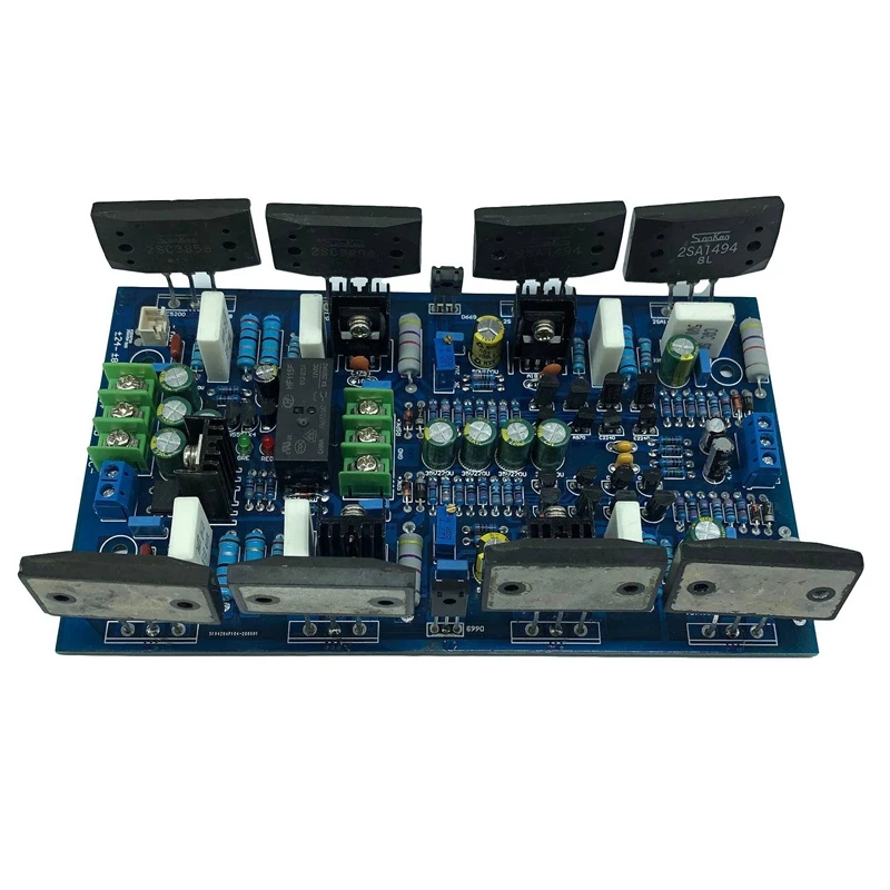 YJ00180-Sanken Tube 2SA1494/2SC3858 300W+300W High-Power Dual-Channel Digital Audio Power Amplifier Board
YJ00180-Sanken Tube 2SA1494/2SC3858 300W+300W High-Power Dual-Channel Digital Audio Power Amplifier Board