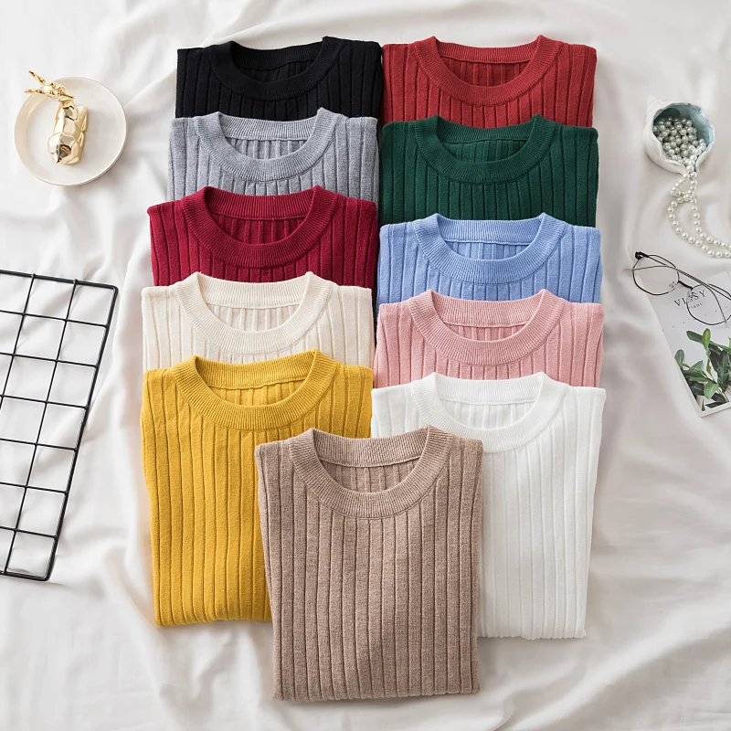 Croysier 2021 Fashion Women Clothing Winter Crew Neck Long Sleeve Casual Pullover Sweater Knitwear Slim Knitted Pullovers Jumper
Croysier 2021 Fashion Women Clothing Winter Crew Neck Long Sleeve Casual Pullover Sweater Knitwear Slim Knitted Pullovers Jumper