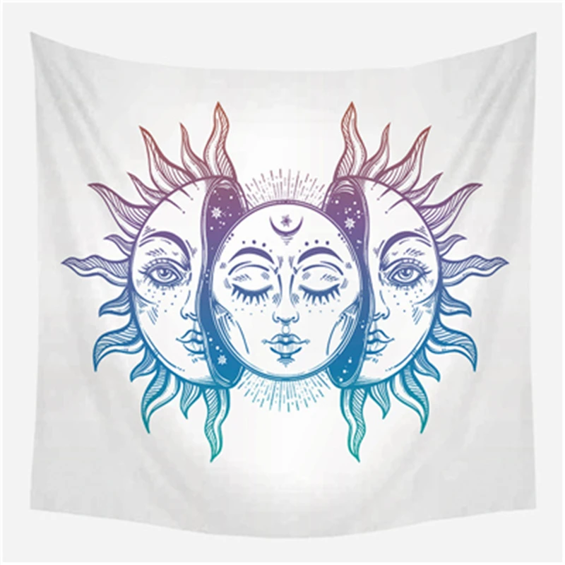 Mandala Tapestry Wall Hanging Psychedelic Celestial Indian Sun Moon Hippie Wall Tapestry Witchcraft Wall Cloth Tapestries Carpet 
Mandala Tapestry Wall Hanging Psychedelic Celestial Indian Sun Moon Hippie Wall Tapestry Witchcraft Wall Cloth Tapestries Carpet