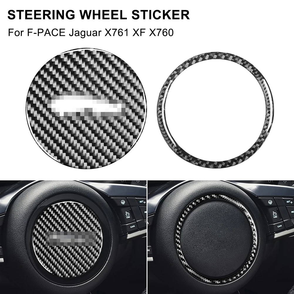 Car Steering Wheel Center Emblem Decoration Cover Trim Carbon Fiber Car Styling For Jaguar XFL E F-PACE XE XF XEL XJ S R Sport
Car Steering Wheel Center Emblem Decoration Cover Trim Carbon Fiber Car Styling For Jaguar XFL E F-PACE XE XF XEL XJ S R Sport