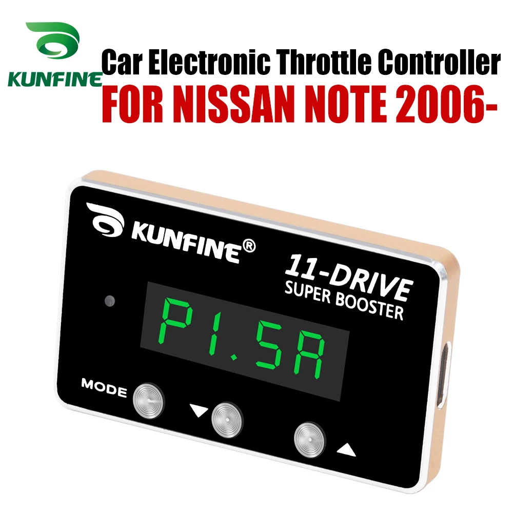 KUNFINE Car Electronic Throttle Controller Racing Accelerator Potent Booster For NISSAN NOTE 2006- After Tuning Parts 11 Drive
KUNFINE Car Electronic Throttle Controller Racing Accelerator Potent Booster For NISSAN NOTE 2006- After Tuning Parts 11 Drive