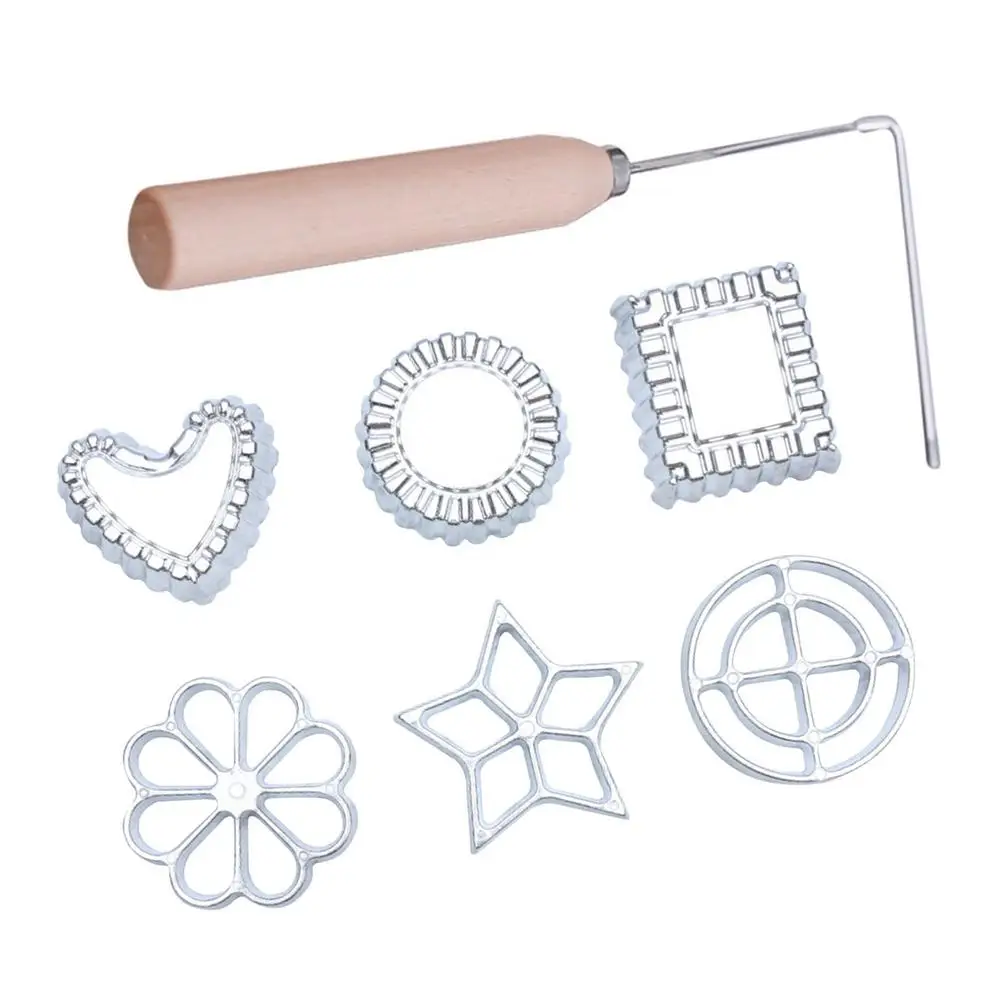 Rosette Mould Set Aluminum Mould With Handle Baking Accessories Biscuit Making Set Safe Fun For Cookie Making
Rosette Mould Set Aluminum Mould With Handle Baking Accessories Biscuit Making Set Safe Fun For Cookie Making
