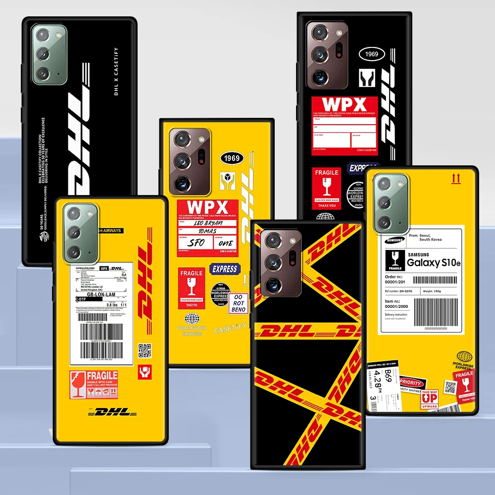 DHL Express Case for Samsung Galaxy S20 FE S21 Ultra S10 Lite S10e S9 S8 Plus S7 Edge A12 5G A51 A52 Black Soft Phone Cover Caso
DHL Express Case for Samsung Galaxy S20 FE S21 Ultra S10 Lite S10e S9 S8 Plus S7 Edge A12 5G A51 A52 Black Soft Phone Cover Caso