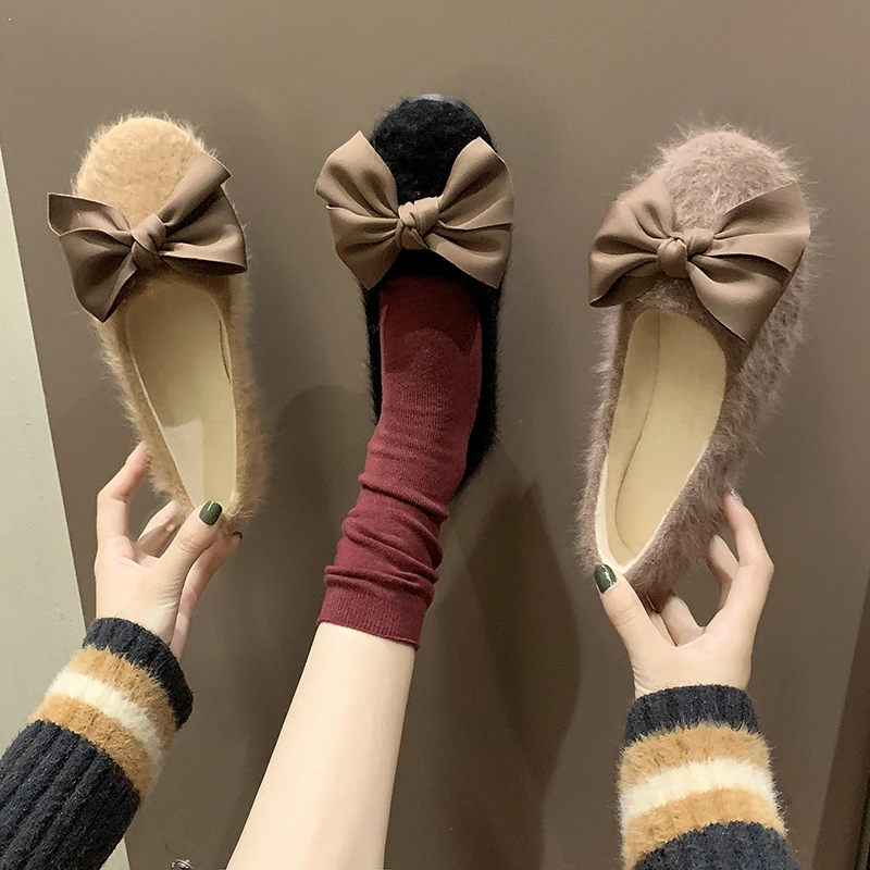 Spring Basic Flat Shoes Solid Color Bow Flock Wild Fashion Slip-On Comfortable Breathable Light Round Toe Sapato Feminino W28-10
Spring Basic Flat Shoes Solid Color Bow Flock Wild Fashion Slip-On Comfortable Breathable Light Round Toe Sapato Feminino W28-10