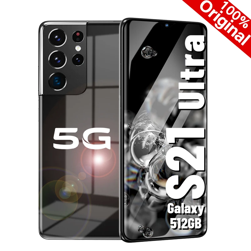 Global version S21 Ultra 16GB+512GB Android Smartphone 5G Networks GPS 24+48MP HD Camera Mobile phones 10 Core Cellphones
Global version S21 Ultra 16GB+512GB Android Smartphone 5G Networks GPS 24+48MP HD Camera Mobile phones 10 Core Cellphones
