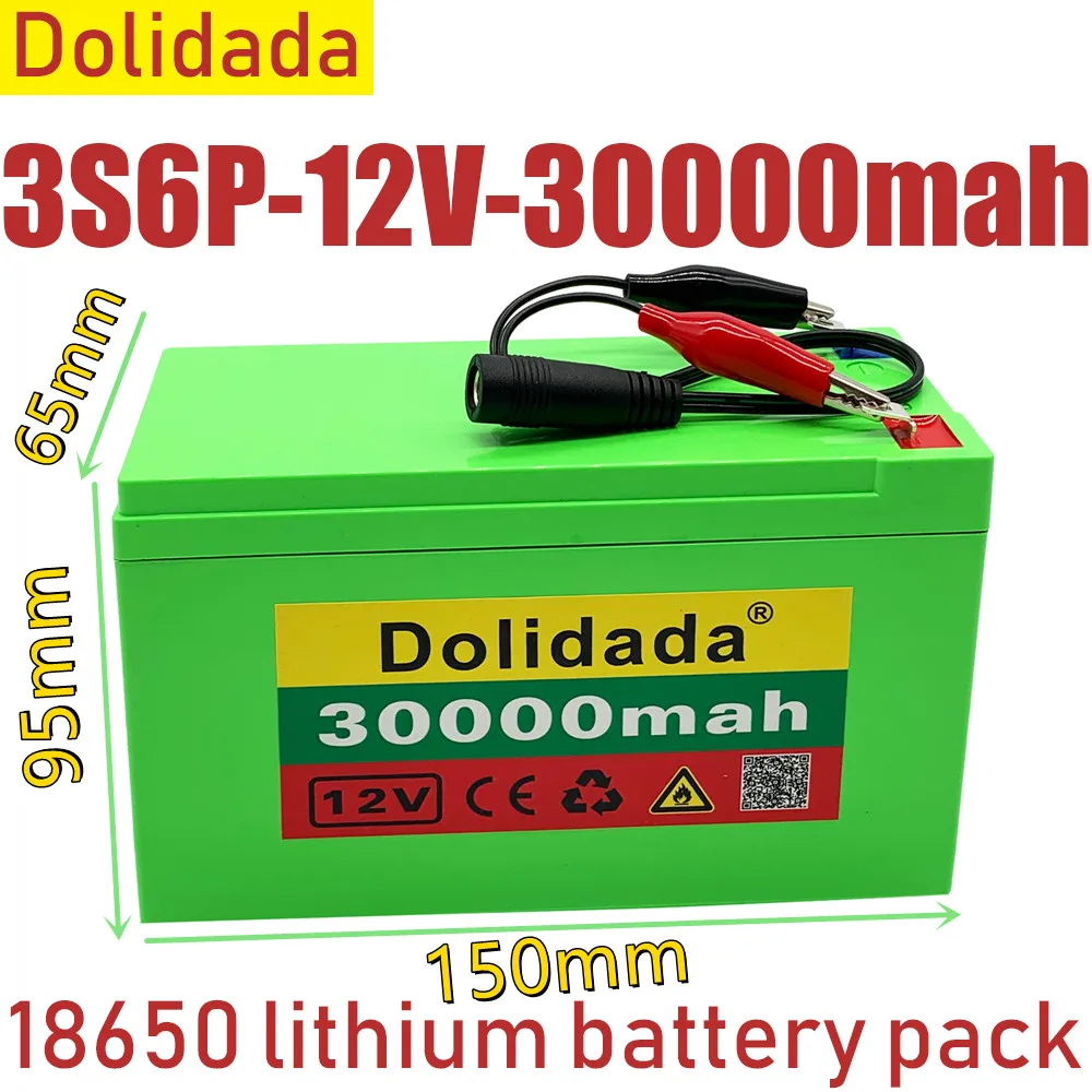New 12V 30Ah 18650 lithium battery pack built-in 30Ah high current BMS, used for sprayer, 12V power supply
New 12V 30Ah 18650 lithium battery pack built-in 30Ah high current BMS, used for sprayer, 12V power supply