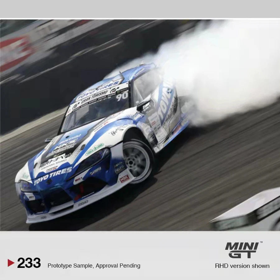 Модель автомобиля Mini GT 1/64 Toyota Pandem GR Supra V1.0, Подарочный литой Автомобильный дисплей из сплава
Модель автомобиля Mini GT 1/64 Toyota Pandem GR Supra V1.0, Подарочный литой Автомобильный дисплей из сплава
