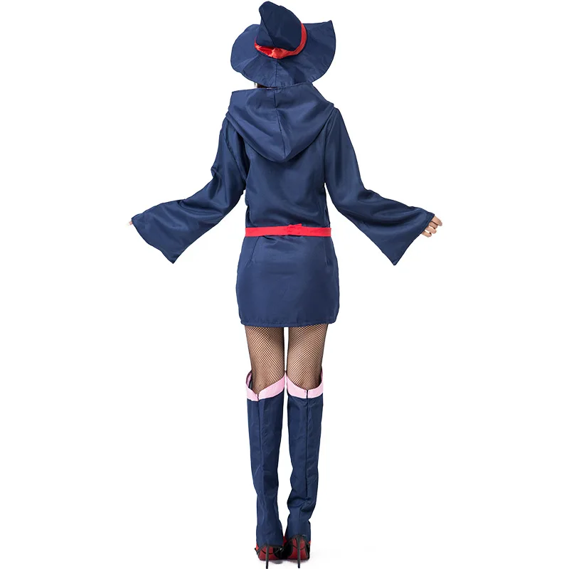 Umorden Fantasia Women Girls Little Witch Academia Cosplay Costumes Halloween Purim Carnival Party Mardi Gras Fancy Dress