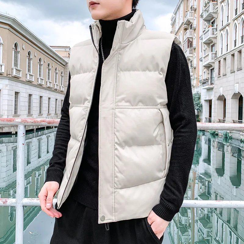 100KG Boy Vest, Autumn And Winter Down Cotton Korean Trend, Shoulder, Young Man Loose, Handsome In Winter, Thick In Outer Jacket
100KG Boy Vest, Autumn And Winter Down Cotton Korean Trend, Shoulder, Young Man Loose, Handsome In Winter, Thick In Outer Jacket