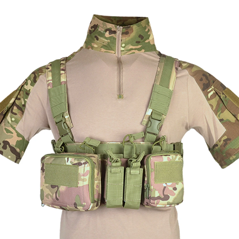 CS Match Wargame TCM Chest Rig Airsoft Tactical Vest Military Pack Magazine Pouch Holster Molle System Waist Men Nylon 
CS Match Wargame TCM Chest Rig Airsoft Tactical Vest Military Pack Magazine Pouch Holster Molle System Waist Men Nylon
