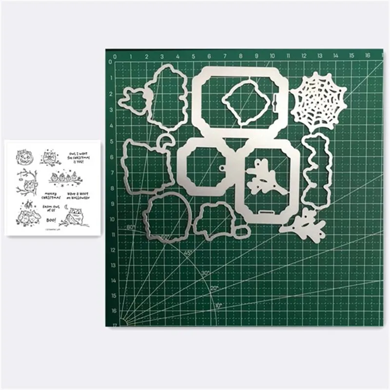 Owl Metal Cutting Dies and Stamps Stencils For DIY Scrapbooking Photo Album Decor Die Cut Embossing Paper Card
Owl Metal Cutting Dies and Stamps Stencils For DIY Scrapbooking Photo Album Decor Die Cut Embossing Paper Card
