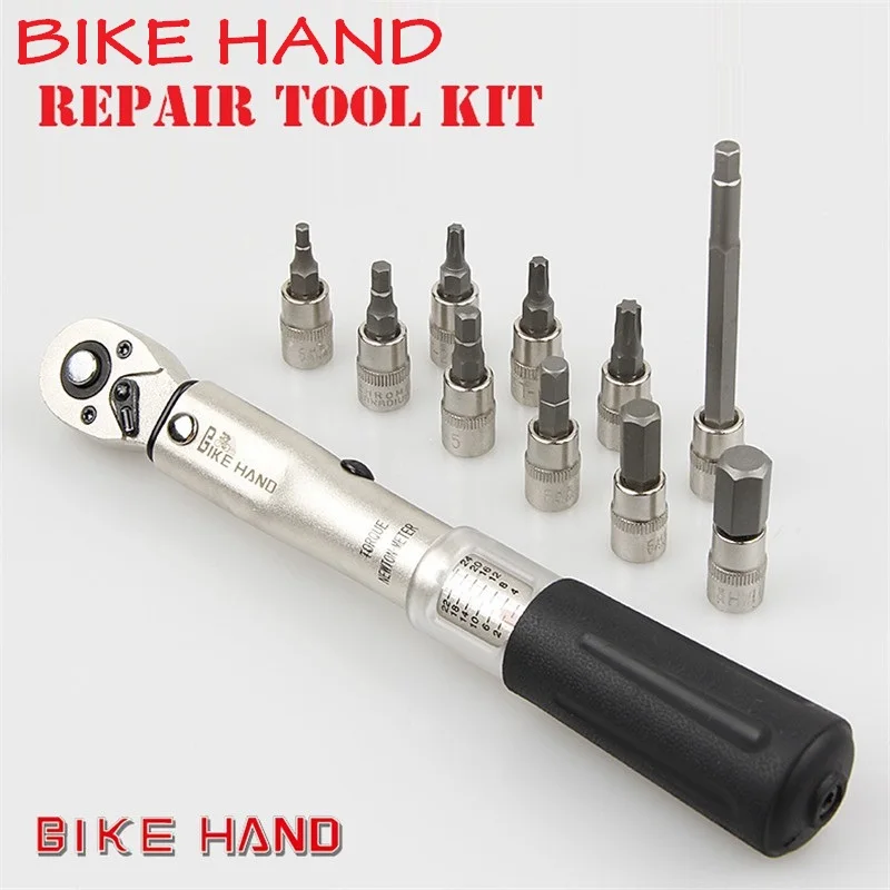 Bike Hand Bike Repair Tools Torque Wrench Allen Key 1/4" 2-24NM Torque Spanner MTB Mountain Bike Road Bicycle Repair Tool Kit
Bike Hand Bike Repair Tools Torque Wrench Allen Key 1/4" 2-24NM Torque Spanner MTB Mountain Bike Road Bicycle Repair Tool Kit