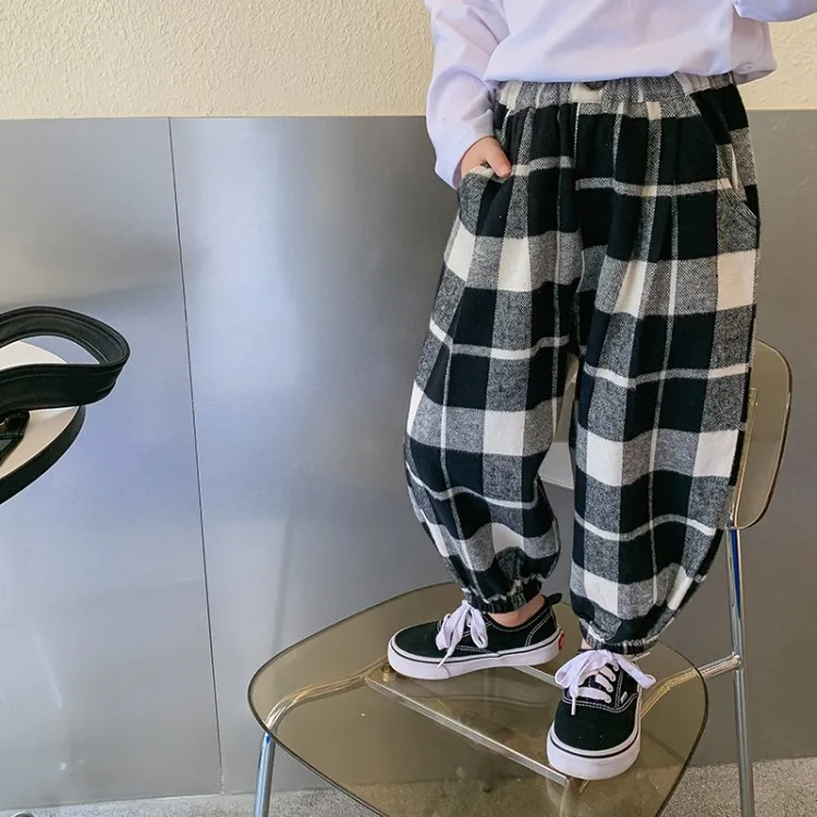 Брюки до щиколотки с эластичным поясом, свободные клетчатые хлопковые новые модные удобные милые простые весенние и осенние детские унисек... 
Брюки до щиколотки с эластичным поясом, свободные клетчатые хлопковые новые модные удобные милые простые весенние и осенние детские унисек...
