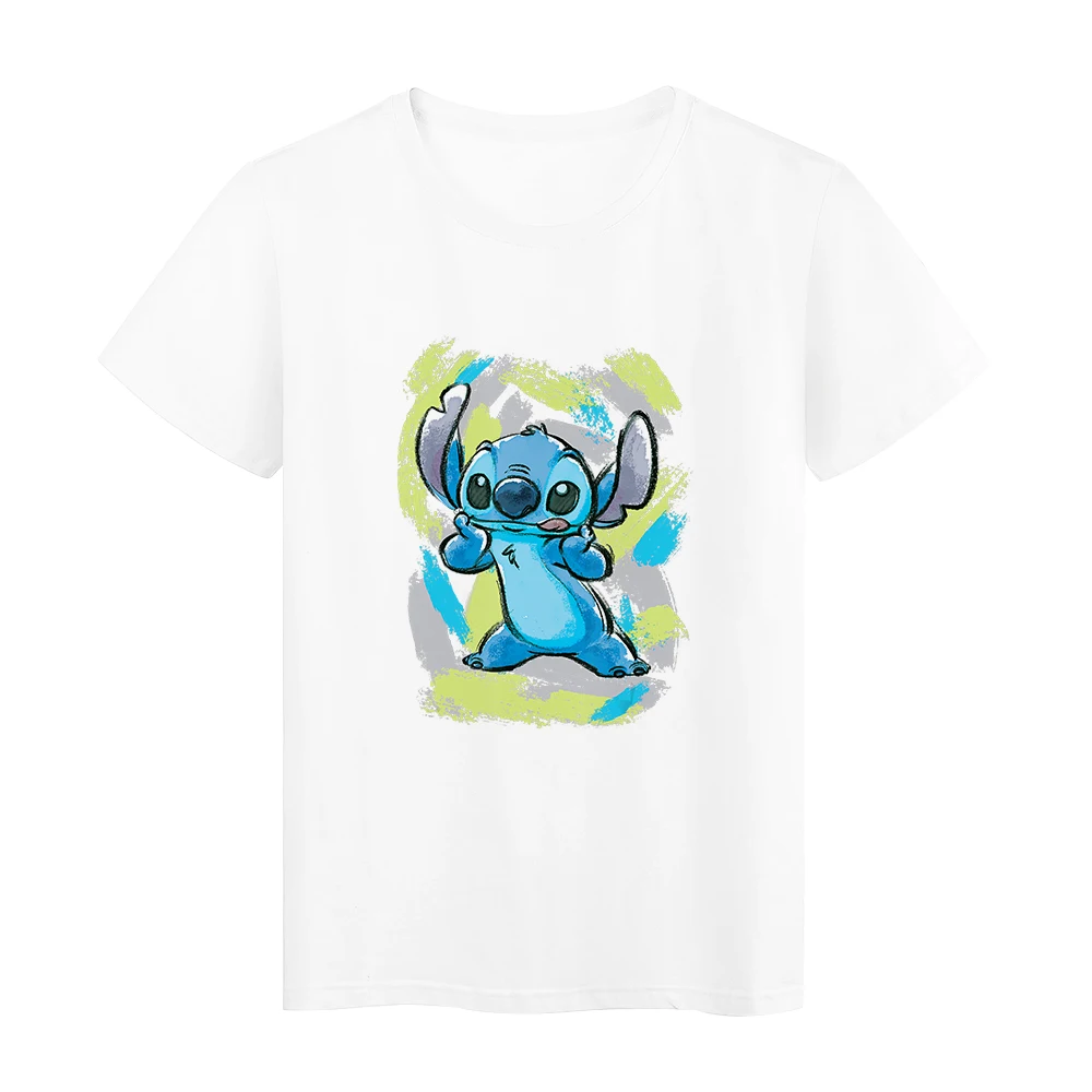 Cute Stitch Graphic Women T-Shirt Comfy High Quality White Top Tee Short Sleeve Hot Sell Harajuku Style Disney Dropship T Shirt
Cute Stitch Graphic Women T-Shirt Comfy High Quality White Top Tee Short Sleeve Hot Sell Harajuku Style Disney Dropship T Shirt