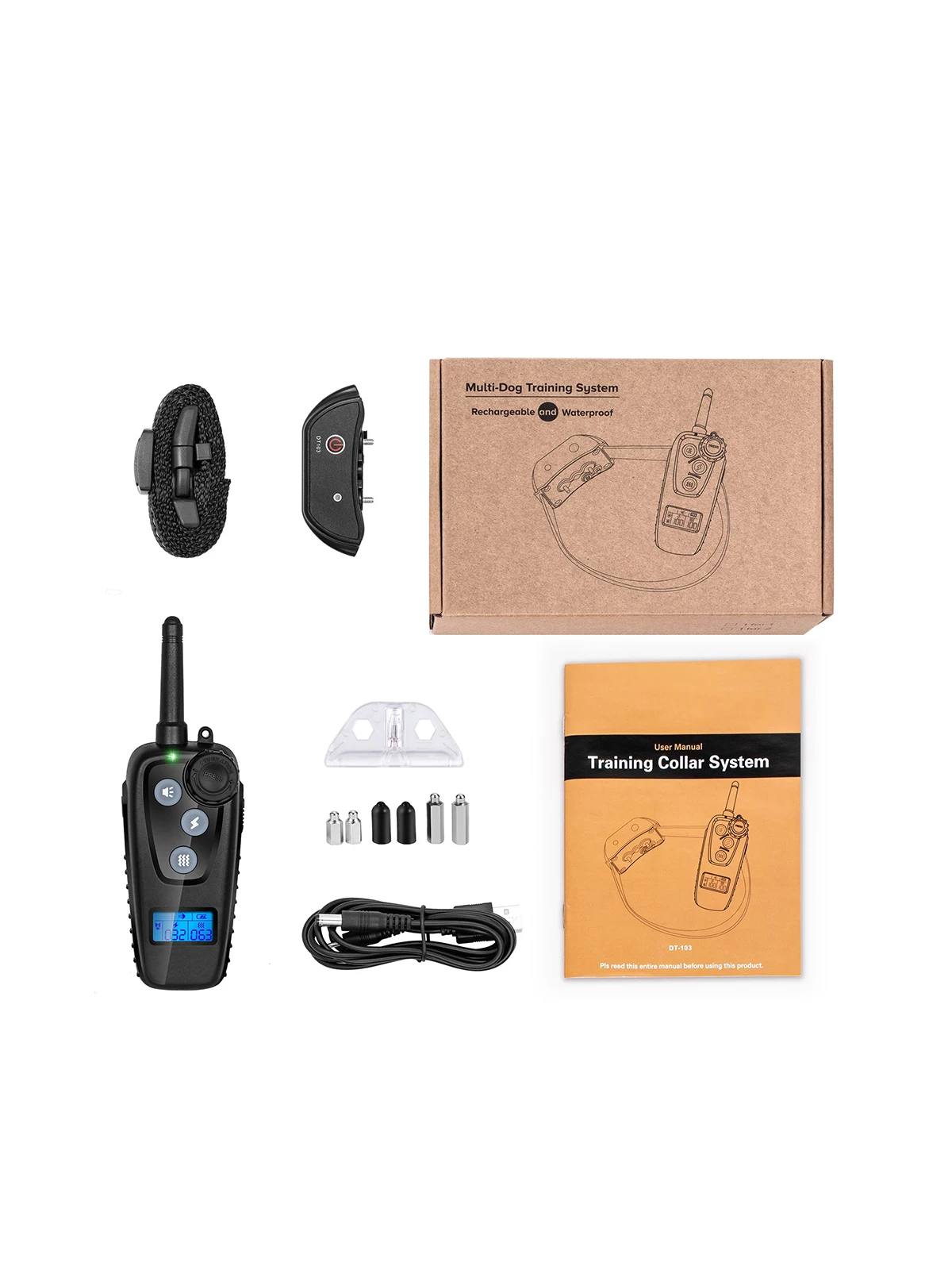 1000m Electric Dog Training Collar Waterproof UBS Pet Remote Control Vibration Beep Warning Shock Fits All Sizes Dogs
1000m Electric Dog Training Collar Waterproof UBS Pet Remote Control Vibration Beep Warning Shock Fits All Sizes Dogs