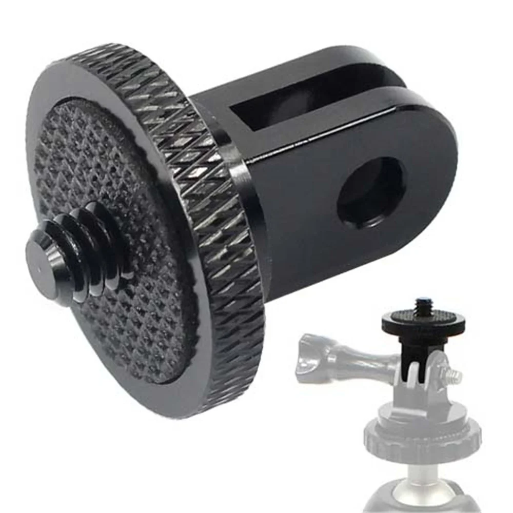 1/4 Mini Tripod Adapter Mount For Gopro Tripod Screw Black Aluminium Alloy Tripod Accessories
1/4 Mini Tripod Adapter Mount For Gopro Tripod Screw Black Aluminium Alloy Tripod Accessories