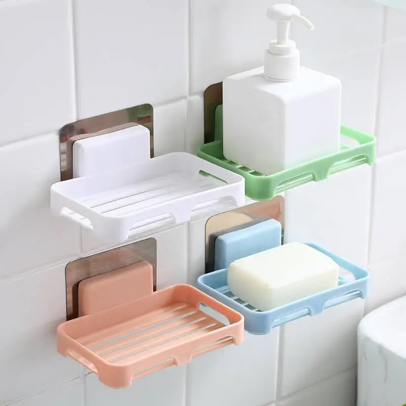 1PCS Soap Dishes Drain Wall Mounted Soap Sponge Holder Storage Rack Bathroom Organizer Soap Draining Holder Kitchen Hanging
1PCS Soap Dishes Drain Wall Mounted Soap Sponge Holder Storage Rack Bathroom Organizer Soap Draining Holder Kitchen Hanging