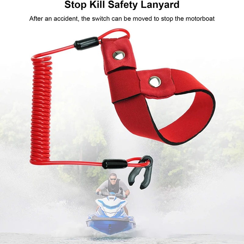 Stop Kill Safety Lanyard Fits Handlebar Switch Key Floating Emergency Flameout Rope For All Yamaha Jet Ski
Stop Kill Safety Lanyard Fits Handlebar Switch Key Floating Emergency Flameout Rope For All Yamaha Jet Ski