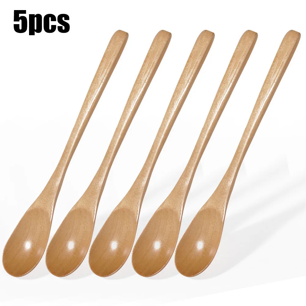 5pcs 17 X 3 Cm Wood Cooking Soup Spoon Kitchen Utensil Long Handle Teaspoon Japanese Style Tableware Table Accessories
5pcs 17 X 3 Cm Wood Cooking Soup Spoon Kitchen Utensil Long Handle Teaspoon Japanese Style Tableware Table Accessories