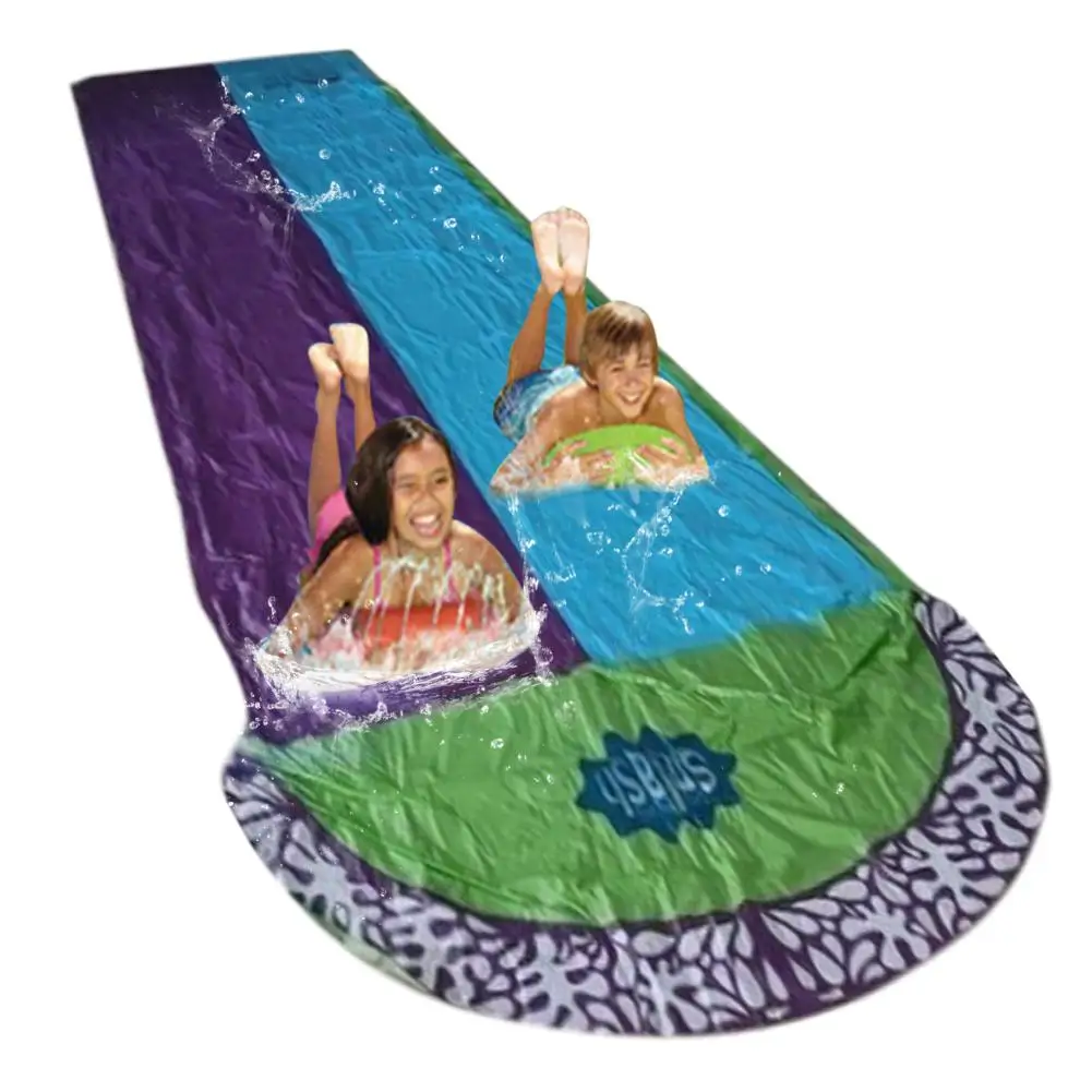 4.8M Summer Garden Surfing Double Water Slide Lawn Water Slides For Children Pool Games Toys Backyard Outdoor Kids Funny Toys
4.8M Summer Garden Surfing Double Water Slide Lawn Water Slides For Children Pool Games Toys Backyard Outdoor Kids Funny Toys