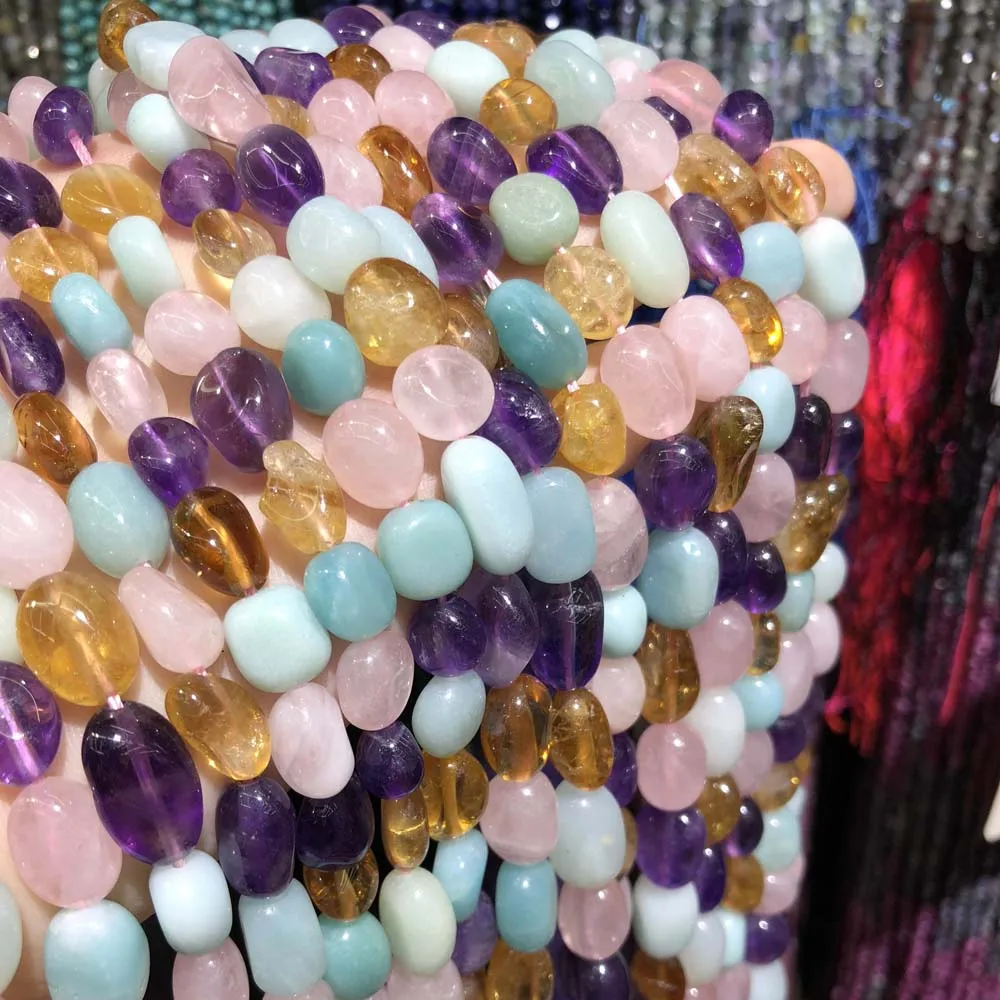 Hot Selling Natural Stone Colored Gemstone Irregular Shape Bead DIY Making Bracelet Necklace Jewelry Accessories 8x10mm
Hot Selling Natural Stone Colored Gemstone Irregular Shape Bead DIY Making Bracelet Necklace Jewelry Accessories 8x10mm