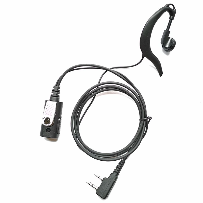 2 Pin G-Shape Earpiece Surveillance Kit Walkie Talkie Headset with PTT Mic Compatible with BaoFeng, BTECH, Kenwood
2 Pin G-Shape Earpiece Surveillance Kit Walkie Talkie Headset with PTT Mic Compatible with BaoFeng, BTECH, Kenwood