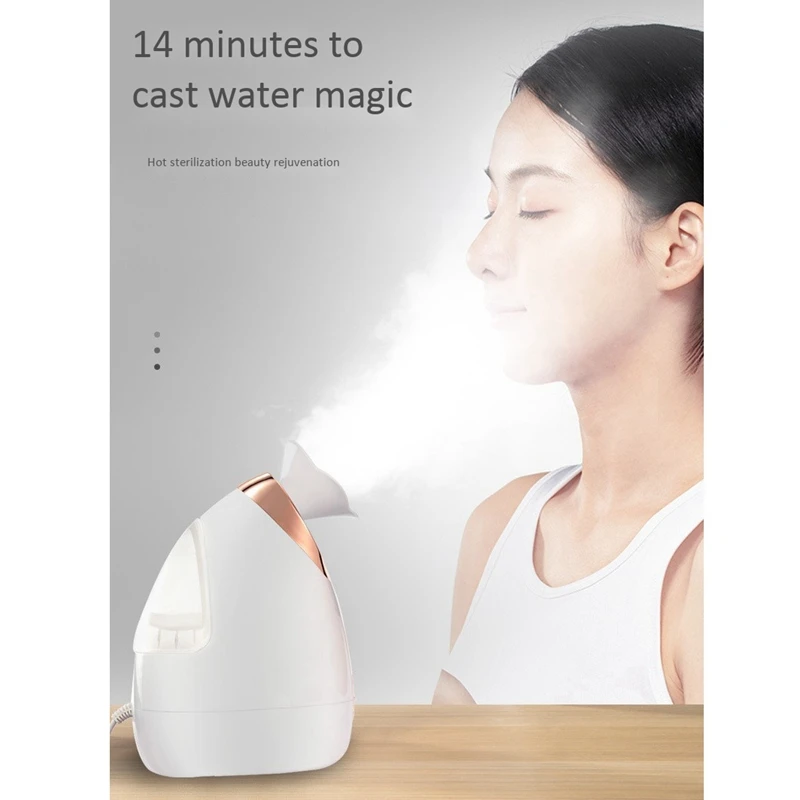 EU Plug Facial Steamer SPA - Nano Ionic Warm Mist, Facial Sauna, Portable Humidifier , Deep Clean and Tighten Skin
EU Plug Facial Steamer SPA - Nano Ionic Warm Mist, Facial Sauna, Portable Humidifier , Deep Clean and Tighten Skin