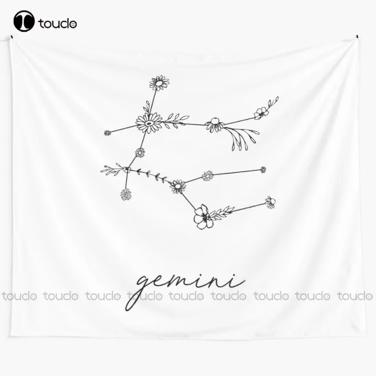 Gemini Zodiac Wildflower Constellation Tapestry Sports Tapestry Blanket Tapestry Bedroom Bedspread Decoration Wall Covering
Gemini Zodiac Wildflower Constellation Tapestry Sports Tapestry Blanket Tapestry Bedroom Bedspread Decoration Wall Covering
