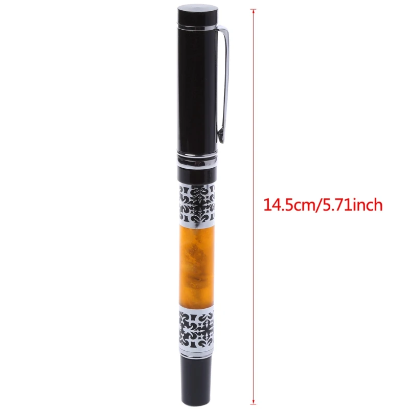 SILVER FLOWER AMBER CELLULOID ROLLER Fountain PEN FOUNTAIN PEN FOR BEST GIFT
SILVER FLOWER AMBER CELLULOID ROLLER Fountain PEN FOUNTAIN PEN FOR BEST GIFT
