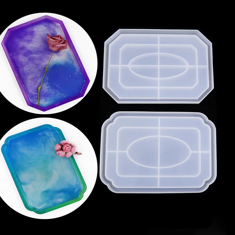Tray Epoxy Resin Mold Dish Plate Serving Board Casting Silicone Mould DIY Crafts Jewelry Holder Making Tools
Tray Epoxy Resin Mold Dish Plate Serving Board Casting Silicone Mould DIY Crafts Jewelry Holder Making Tools