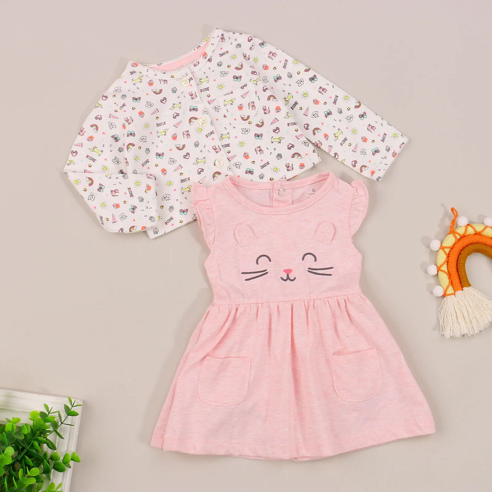 0-24M Fashion Toddler Baby Girls Clothes Sets Floral Printed Sleeveless Dress+Long Sleeve Jacket Coat Top 2pcs
0-24M Fashion Toddler Baby Girls Clothes Sets Floral Printed Sleeveless Dress+Long Sleeve Jacket Coat Top 2pcs