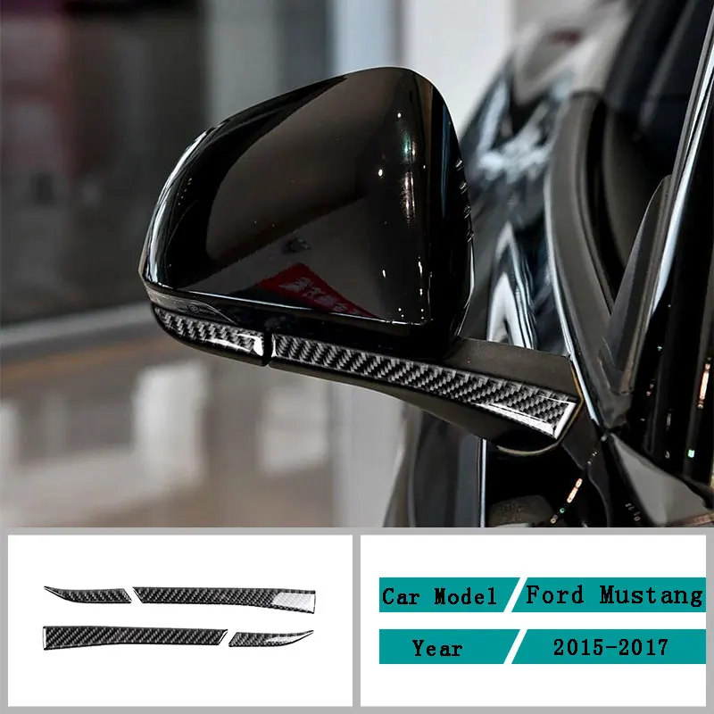 Carbon Fiber Car Accessories Interior Rearview Mirror Anti-collision Strip Decals Cover Trim Stickers For Ford Mustang 2015-2019
Carbon Fiber Car Accessories Interior Rearview Mirror Anti-collision Strip Decals Cover Trim Stickers For Ford Mustang 2015-2019