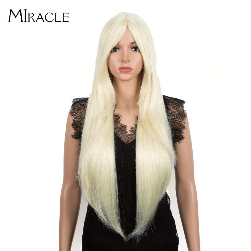 Чудо парик Лолита 32 дюймов длинный прямой синтетические парики для Для женщин