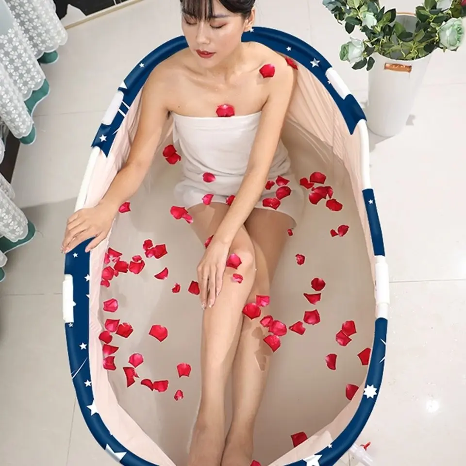 Foldable Bathtub Inflatable Outdoor Tub SPA Bath Bucket Adult Baby Swimming Pool Household Family Bathroom Tub with Pillow Pump
Foldable Bathtub Inflatable Outdoor Tub SPA Bath Bucket Adult Baby Swimming Pool Household Family Bathroom Tub with Pillow Pump