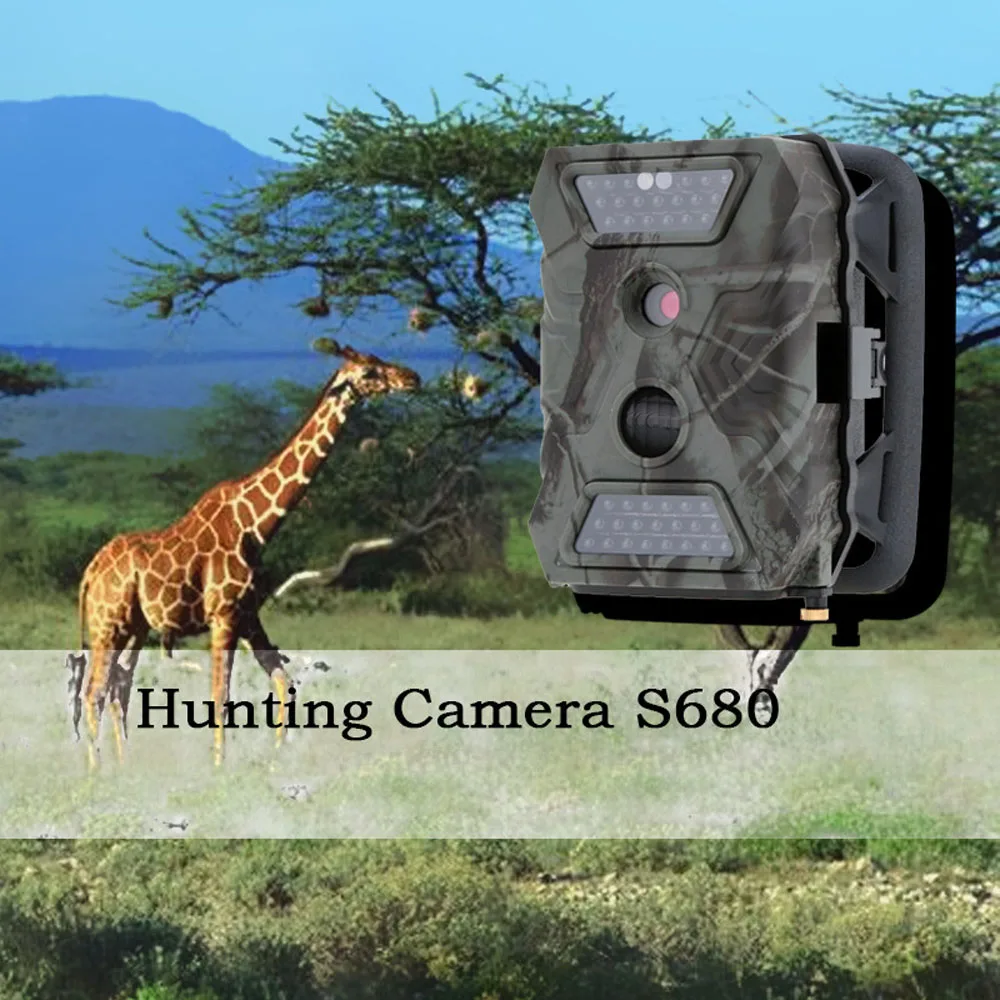 S680 Wildlife Trail Camera Waterproof 12MP 1080P Infrared Hunting Game Camera with Night Vision Surveillance Tracking Camera
S680 Wildlife Trail Camera Waterproof 12MP 1080P Infrared Hunting Game Camera with Night Vision Surveillance Tracking Camera