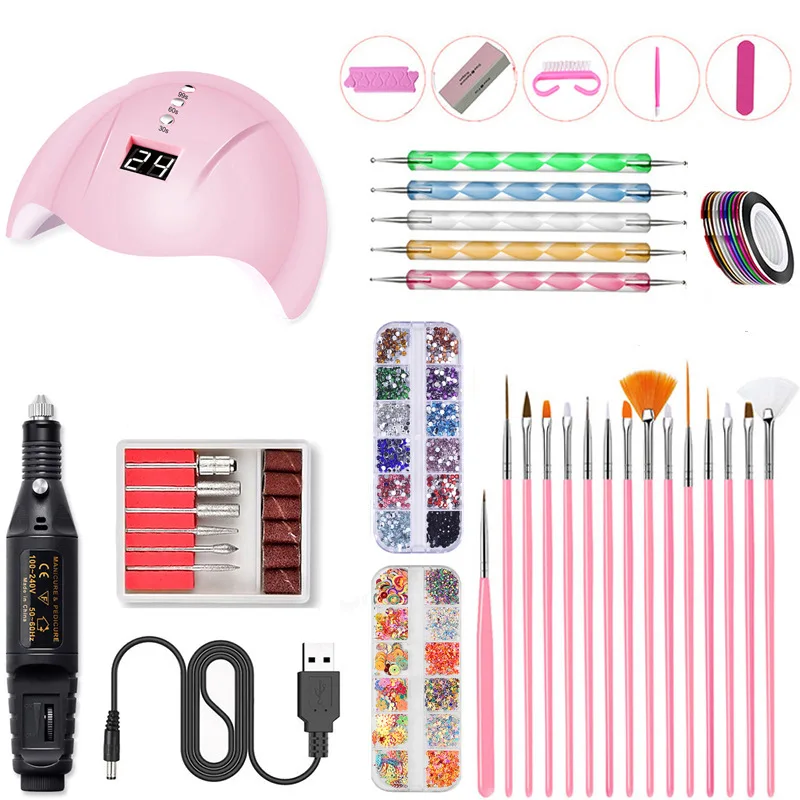 Manicure Set Nail dryings 18/12/10 Kind Nail Polish Kit with Nail drill Machine Nail lamp Acrylic Kit Nail Art Tools Nail Tools
Manicure Set Nail dryings 18/12/10 Kind Nail Polish Kit with Nail drill Machine Nail lamp Acrylic Kit Nail Art Tools Nail Tools