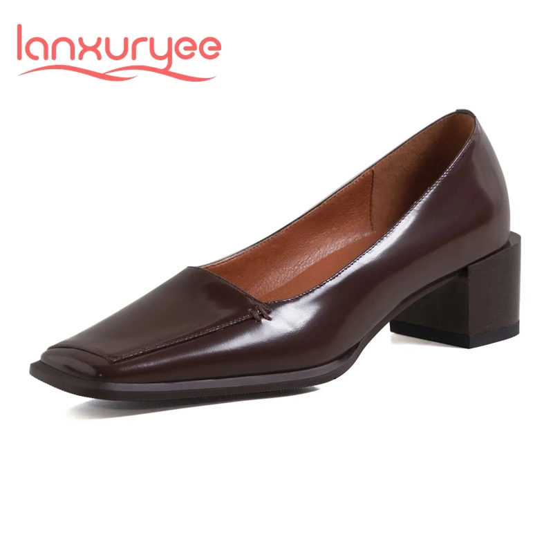 Lanxuryee 2021 spring new arrival patent leather square toe high heels concise style young lady casual slip on women pumps L28
Lanxuryee 2021 spring new arrival patent leather square toe high heels concise style young lady casual slip on women pumps L28