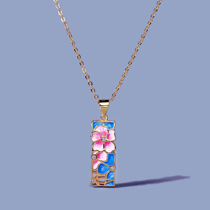 2020 New Rainbow Color Zircon Imitation Gemstone Pendant Necklace Jewelry Personality Versatile Clavicle Chain Female
2020 New Rainbow Color Zircon Imitation Gemstone Pendant Necklace Jewelry Personality Versatile Clavicle Chain Female