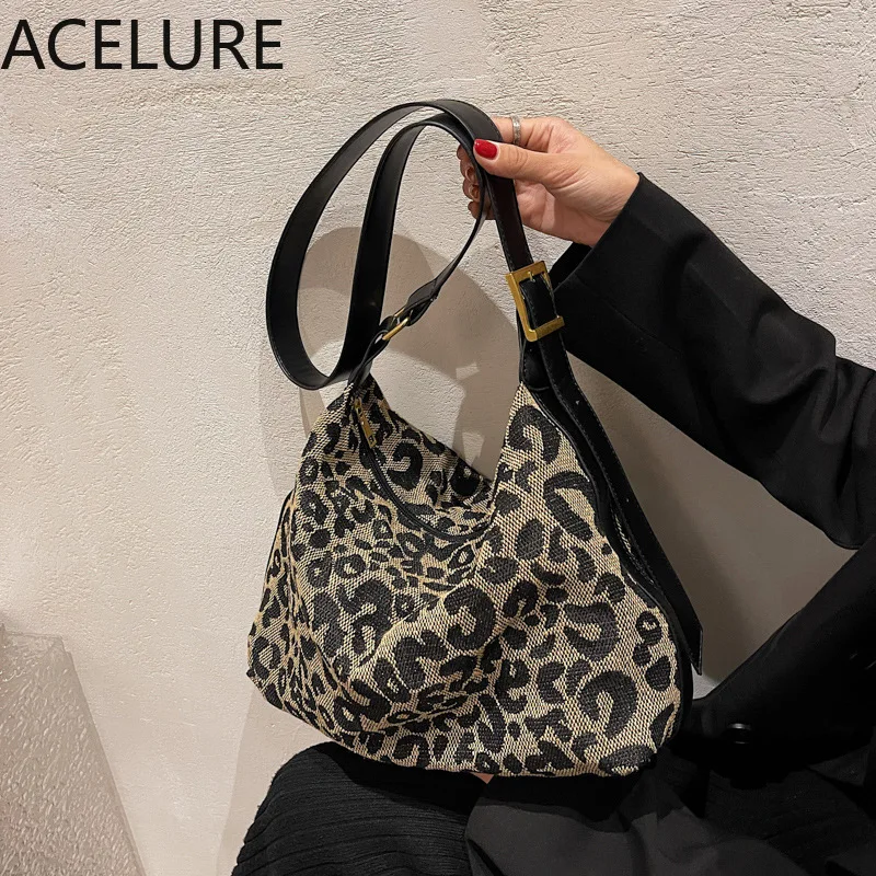 ACELURE Large Capacity Underarm Bag Women Casual Tote Bags Fashion Leopard Shoulder Crossbody Bag Female All-match Bucket Totes
ACELURE Large Capacity Underarm Bag Women Casual Tote Bags Fashion Leopard Shoulder Crossbody Bag Female All-match Bucket Totes