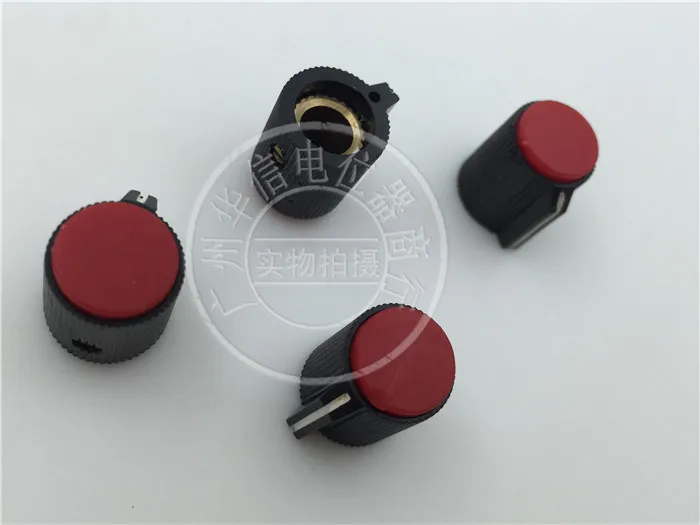2pcs high quality second hand Non-new potentiometer cylindrical knob cap / black body red cover W13MM * 15.5MM hole 6MM
2pcs high quality second hand Non-new potentiometer cylindrical knob cap / black body red cover W13MM * 15.5MM hole 6MM