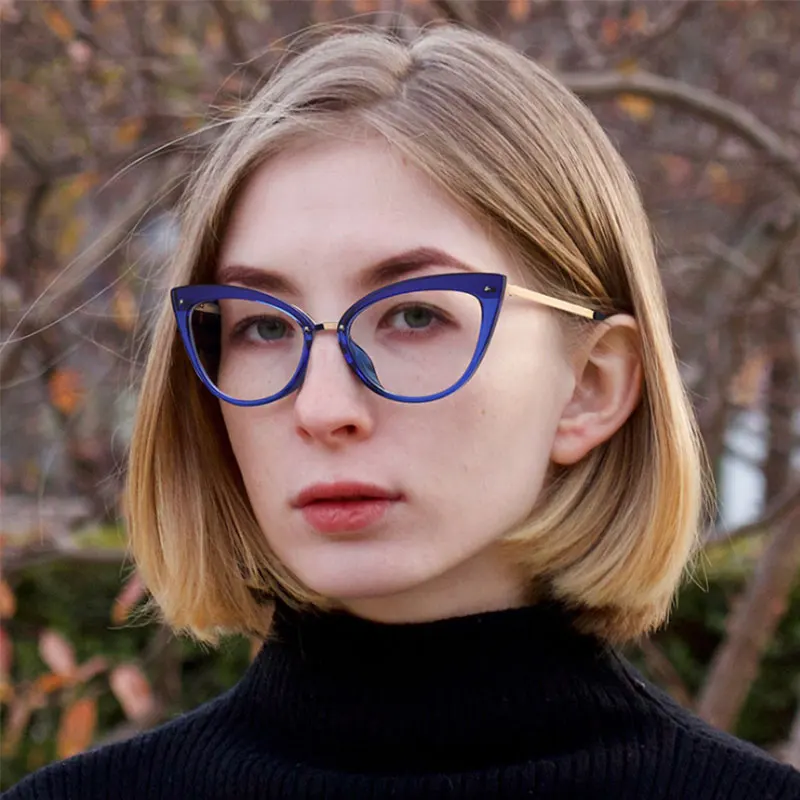 Sexy Cat Eye Women Anti Blue Light Optical Glasses Frames TR90 Fashion Computer Eyeglasses 50091
Sexy Cat Eye Women Anti Blue Light Optical Glasses Frames TR90 Fashion Computer Eyeglasses 50091