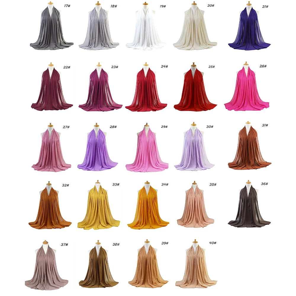 10pcs/lot Premium Headscarf Wrap Plain Bubble Chiffon Hijab for Women Muslim Shawls In Bulk Malaysia Fashion Scarf Wholesale
10pcs/lot Premium Headscarf Wrap Plain Bubble Chiffon Hijab for Women Muslim Shawls In Bulk Malaysia Fashion Scarf Wholesale