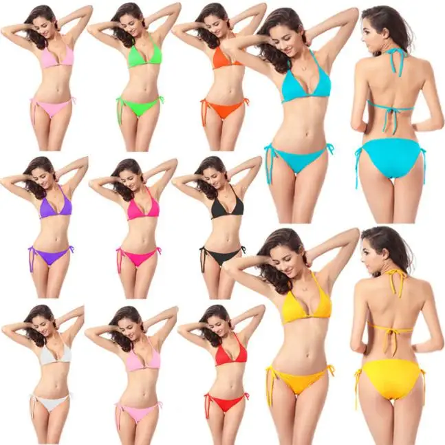 2pcs Bikini Set Padded Bra Women Push-up e Solid Swimwear Bandage Bathing Suit Swimsuit Swimming Suit 2021
2pcs Bikini Set Padded Bra Women Push-up e Solid Swimwear Bandage Bathing Suit Swimsuit Swimming Suit 2021