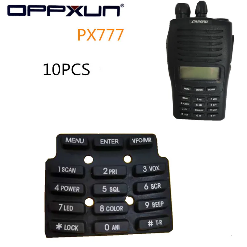 Новинка 2021, лидер продаж, 10 шт., для PUXING PX777 PX-777, высококлассная клавиатура, кнопка для кнопки диска, ручка, прочная, подходящая, стабильная иск...
Новинка 2021, лидер продаж, 10 шт., для PUXING PX777 PX-777, высококлассная клавиатура, кнопка для кнопки диска, ручка, прочная, подходящая, стабильная иск...