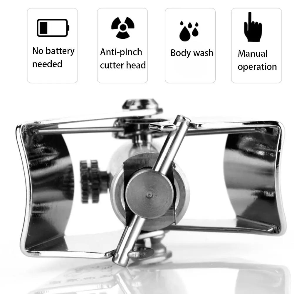 Men Nose Trimmer Stainless Steel Nose Hair Trimmer For Nose Vibrissa Razor Shaver Washable Portable Manual Rhinothrix Cutter
Men Nose Trimmer Stainless Steel Nose Hair Trimmer For Nose Vibrissa Razor Shaver Washable Portable Manual Rhinothrix Cutter