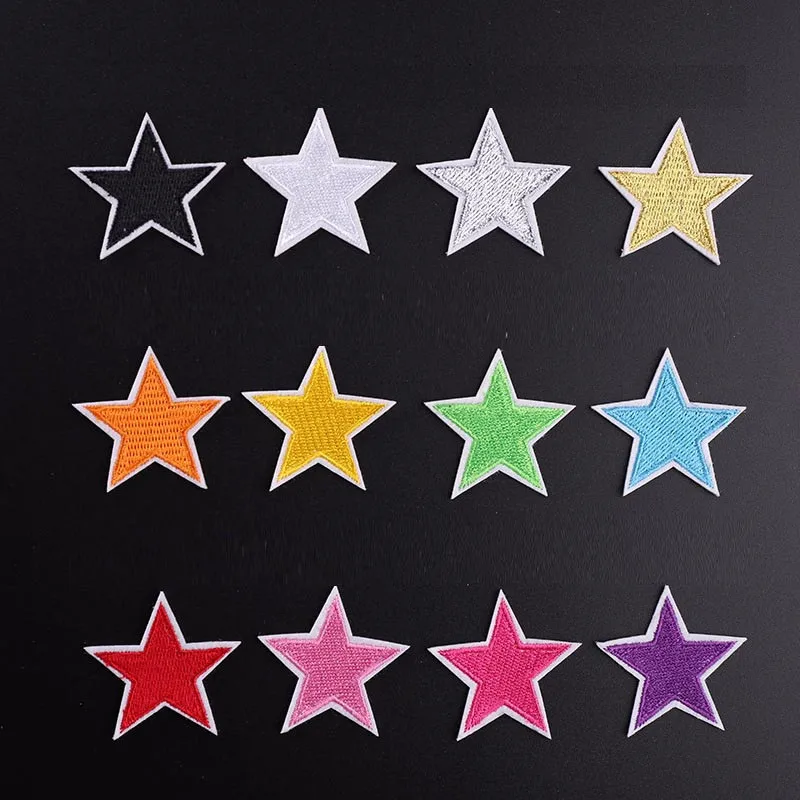 Exquisite Five-pointed star Embroidery Patches Coat Patch Iron On Patch Applique Badges T-shirt Clothes accessories Stickers
Exquisite Five-pointed star Embroidery Patches Coat Patch Iron On Patch Applique Badges T-shirt Clothes accessories Stickers