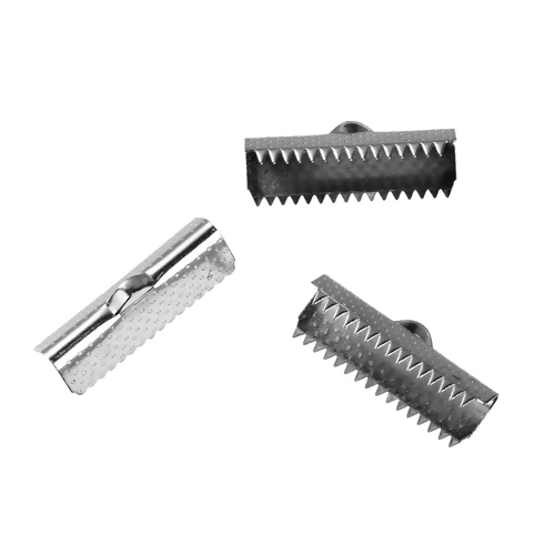 10 PCs Silver Color Stainless Steel Cord Ribbon Crimp End Briefcase 25mm(1") x 9mm( 3/8") For Jewelry Making Diy Accessories
10 PCs Silver Color Stainless Steel Cord Ribbon Crimp End Briefcase 25mm(1") x 9mm( 3/8") For Jewelry Making Diy Accessories