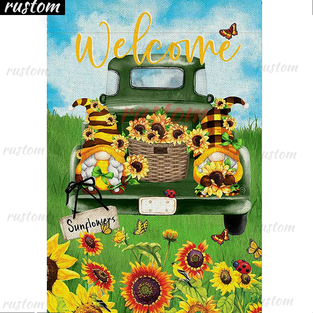 Rustom Sunflowers Gnomes Diamond Art Painting 5D DIY Beads Full Round Square Drill Cross Stitch Festival Gift Home Decor
Rustom Sunflowers Gnomes Diamond Art Painting 5D DIY Beads Full Round Square Drill Cross Stitch Festival Gift Home Decor