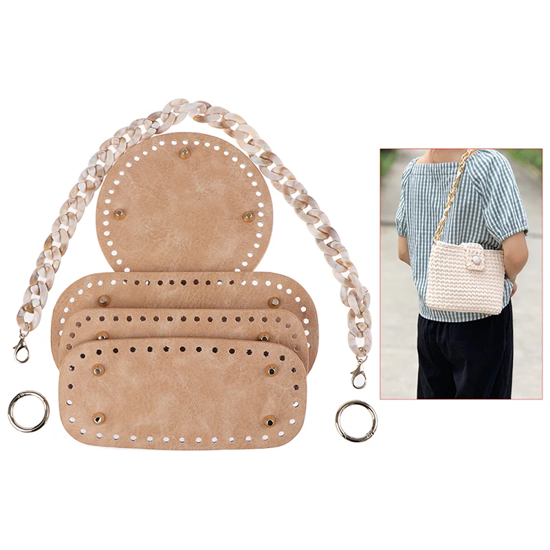 1Set Backpack Bag Accessories With Bags Strap Bottom Drawstring Bunches Leather Handles For Women Diy Handmade Handbag
1Set Backpack Bag Accessories With Bags Strap Bottom Drawstring Bunches Leather Handles For Women Diy Handmade Handbag